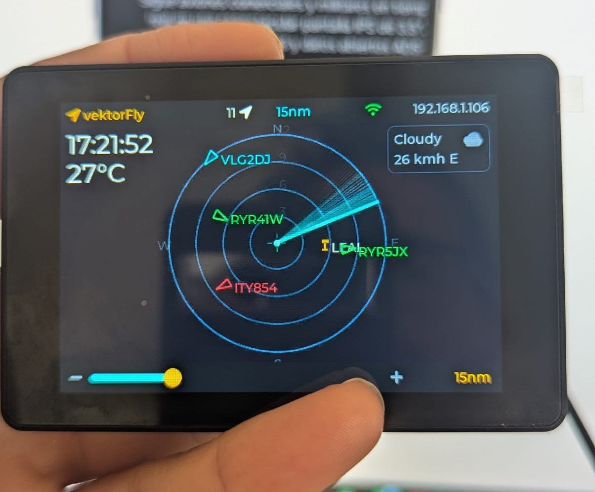 VektorFly Flight Radar Desktop Device